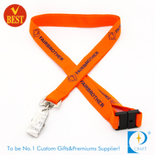 Customized Logo Promotional Flat Polyester Printed Lanyard at Factory Price From China